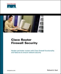 Imagen de portada: Cisco Router Firewall Security 1st edition 9781587051753