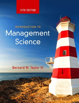 Cover image: Introduction to Management Science 12th edition 9780133778847