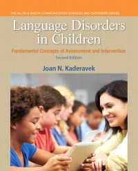 Cover image: Language Disorders in Children 2nd edition 9780133352023
