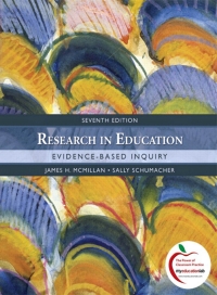 Cover image: Research in Education 7th edition 9780137152391