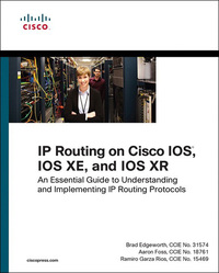 Cover image: IP Routing on Cisco IOS, IOS XE, and IOS XR 1st edition 9781587144233