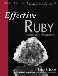 Cover image: Effective Ruby 1st edition 9780133846973