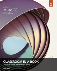Imagen de portada: Adobe Muse CC Classroom in a Book (2014 release) 1st edition 9780133854183
