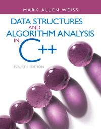 Cover image: Data Structures and Algorithm Analysis in C++ 4th edition 9780132847377