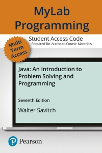 Cover image: MyLab Programming with Pearson eText--Access Code Card--for Java 7th edition 9780133860771