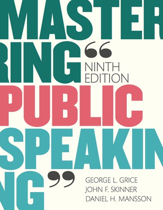 Cover image: Mastering Public Speaking 9th edition 9780133753837