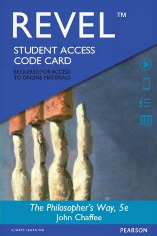 Cover image: Revel Access Code for The Philosopher's Way: Thinking Critically About Profound Ideas 5th edition 9780133882100