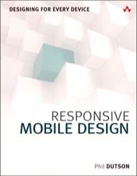 Cover image: Responsive Mobile Design 1st edition 9780133888218