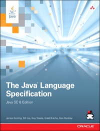 Cover image: Java Language Specification, Java SE 8 Edition, The 1st edition 9780133900699