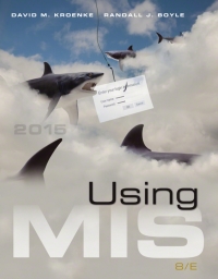 Cover image: Using MIS 8th edition 9780133919868