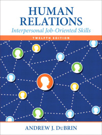 Cover image: Human Relations: Interpersonal Job-Oriented Skills 12th edition 9780133506822