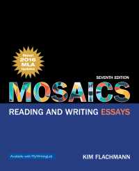Cover image: Mosaics: Reading and Writing Essays 7th edition 9780134678887