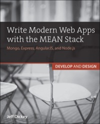 Titelbild: Write Modern Web Apps with the MEAN Stack 1st edition 9780133930153