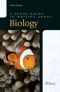 Cover image: A Short Guide to Writing about Biology 9th edition 9780321984258