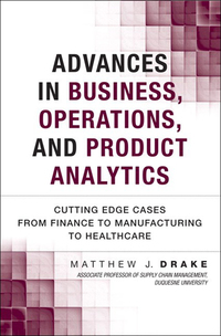 Cover image: Advances in Business, Operations, and Product Analytics 1st edition 9780133963700