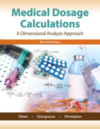 Cover image: Medical Dosage Calculations 11th edition 9780133940718