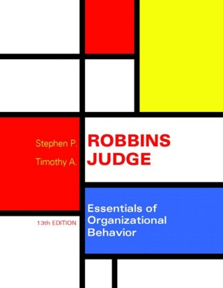 Cover image: Essentials of Organizational Behavior 13th edition 9780133920819