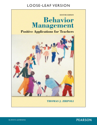 Cover image: Behavior Management 7th edition 9780133918137