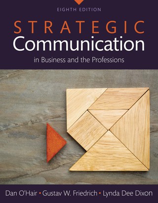 Cover image: Strategic Communication in Business and the Professions 8th edition 9780134011684