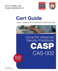 Imagen de portada: CompTIA Advanced Security Practitioner (CASP) CAS-002 Cert Guide 1st edition 9780789754011