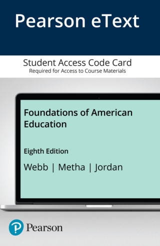 Cover image: Foundations of American Education -- Enhanced Pearson eText 8th edition 9780134027531