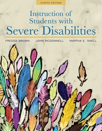 Cover image: Instruction of Students with Severe Disabilities 8th edition 9780133827163