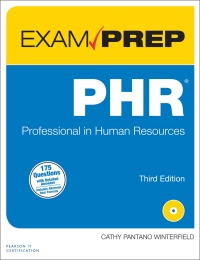 Cover image: PHR Exam Prep 3rd edition 9780789756121