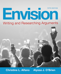 Cover image: Envision: Writing and Researching Arguments 5th edition 9780134679457