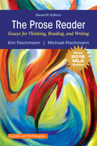 Cover image: The Prose Reader: Essays for Thinking, Reading, and Writing 11th edition 9780134678856
