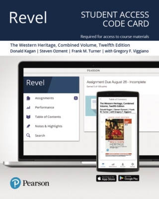 Cover image: Revel Access Code for The Western Heritage, Combined Volume 12th edition 9780134074320