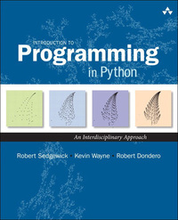 Cover image: Introduction to Programming in Python 1st edition 9780134076430