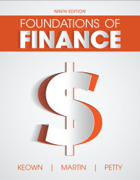 Cover image: Foundations of Finance 9th edition 9780134083285