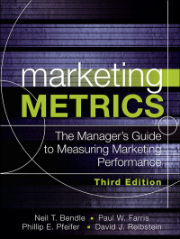 Cover image: Marketing Metrics 3rd edition 9780134086125