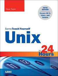 Titelbild: Unix in 24 Hours, Sams Teach Yourself 5th edition 9780672337307
