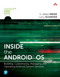 Cover image: Inside the Android OS 1st edition 9780134096346