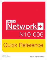 表紙画像: CompTIA Network+ N10-006 Quick Refernce 1st edition 9780789754639