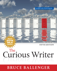 Cover image: The Curious Writer 5th edition 9780135571156