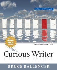 Cover image: The Curious Writer, Brief Edition 5th edition 9780135592083