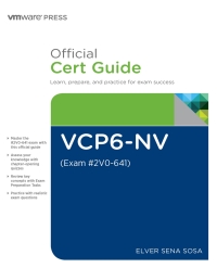 Omslagafbeelding: VCP6-NV Official Cert Guide (Exam #2V0-641) 1st edition 9780789754806