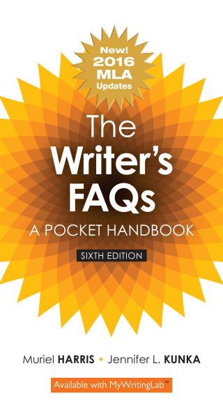 Cover image: The Writer's FAQ: A Pocket Handbook 6th edition 9780134678849