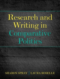 Cover image: Research and Writing in Comparative Politics 1st edition 9780134227962