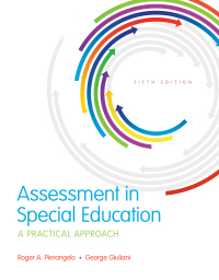 Cover image: Assessment in Special Education 5th edition 9780134189406