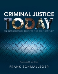 Cover image: Criminal Justice Today 14th edition 9780134145594