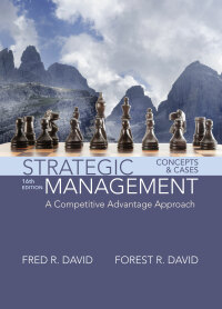 Cover image: Strategic Management 16th edition 9780134167848