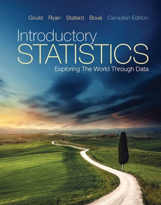 Cover image: Introductory Statistics: Exploring the World Through Data (Canadian Edition) 1st edition 9780321823656