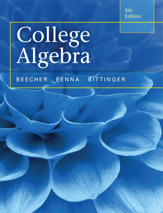 表紙画像: College Algebra 5th edition 9780321969576