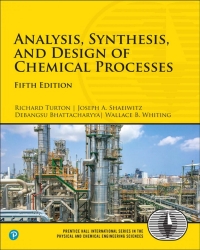 Cover image: Analysis, Synthesis, and Design of Chemical Processes 5th edition 9780134177403