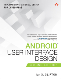 Cover image: Android User Interface Design 2nd edition 9780134191409