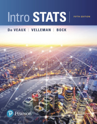 Cover image: Intro Stats 5th edition 9780134210223