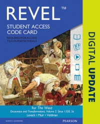 Cover image: Revel Access Code for The West: Encounters and Transformations, Volume 2 5th edition 9780134238920